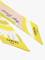 Zijden Lint Sunrise 82x5,5cm Lancel Veelkleurig charms A14134-vue-porte